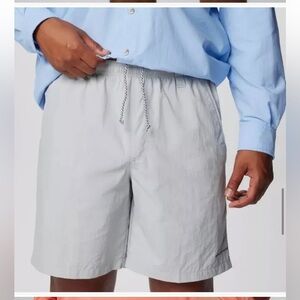 Columbia Men's PFG Backcast Water Shorts, Large, Gray